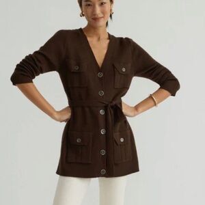 Tuckernuck Brown Cardigan Sweater